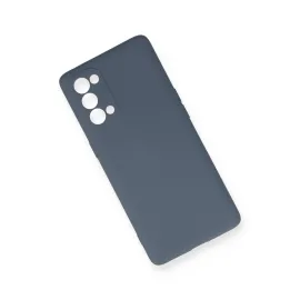 Newface Oppo Reno 5 Pro Kılıf Nano Içi Kadife Silikon - Gri