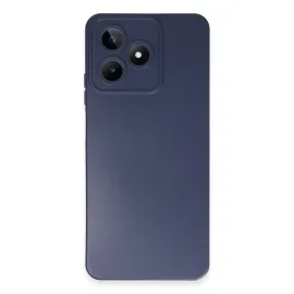 Newface Realme C53 Kılıf Nano Içi Kadife Silikon - Lacivert