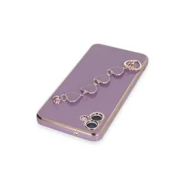 Newface Samsung Galaxy A04E Kılıf Esila Silikon - Mor