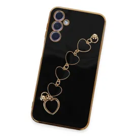 Newface Samsung Galaxy A24 4G Kılıf Esila Silikon - Siyah