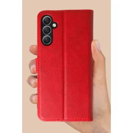 Newface Samsung Galaxy A24 4G Kılıf Trend S Plus Kapaklı Kılıf - Lacivert