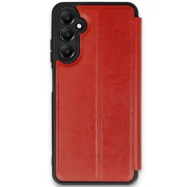 Newface Samsung Galaxy A35 5G Kılıf Flip Cover - Kırmızı