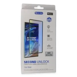 Newface Samsung Galaxy S23 Ultra Durable Full Glue Curved Hayalet Cam