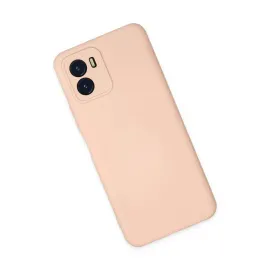 Newface Vivo Y15S Kılıf Nano Içi Kadife Silikon - Pudra