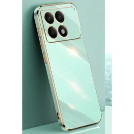 Newface Xiaomi Poco X6 Pro Kılıf Volet Silikon - Açık Yeşil