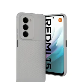 Newface Xiaomi Redmi 15 4G Auto Focus Karbon Kapak - Gri