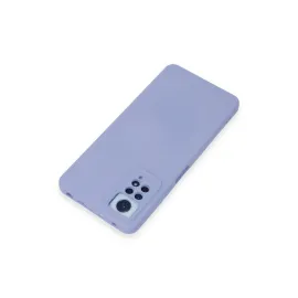 Newface Xiaomi Redmi Note 12 Pro 4G Kılıf Nano Içi Kadife Silikon - Lila