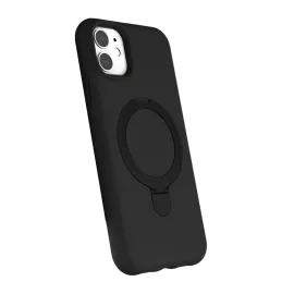 Newface Apple Iphone 11 Regal Magsafe Standlı Kapak - Siyah