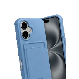 Newface Apple Iphone 17 Kelvin Kartvizitli Silikon - Mavi