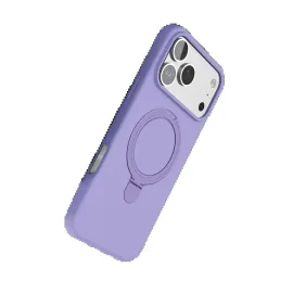 Newface Apple Iphone 17 Pro Regal Magsafe Standlı Kapak - Lila