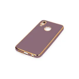 Newface Huawei P20 Lite Kılıf Volet Silikon - Mor