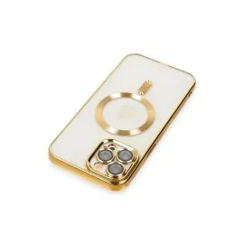 Newface iPhone 12 Pro Max Kılıf Kross Magneticsafe Kapak - Gold