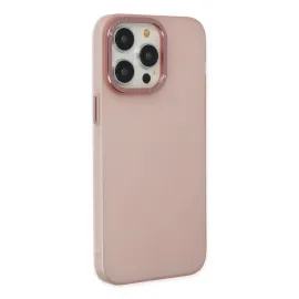 Newface Iphone 13 Pro Max Kılıf Modos Metal Kapak - Pembe