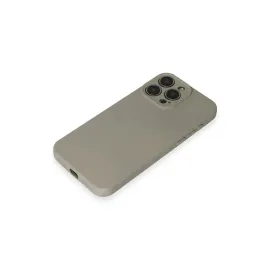 Newface Iphone 15 Pro Max Kılıf Nano Içi Kadife Silikon - Beyaz Titanyum