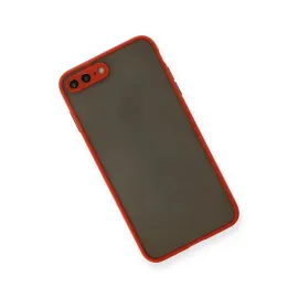 Newface Iphone 7 Plus Kılıf Montreal Silikon Kapak - Kırmızı