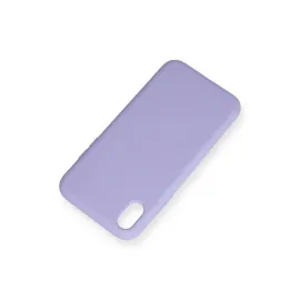 Newface Iphone Xr Kılıf Nano Içi Kadife Silikon - Lila