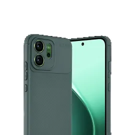 Newface Oppo Reno 14F Auto Focus Karbon Kapak - Koyu Yeşil