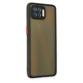 Newface Oppo Reno 4 Lite Kılıf Montreal Silikon Kapak - Siyah