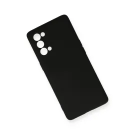Newface Oppo Reno 5 Kılıf Nano Içi Kadife Silikon - Siyah