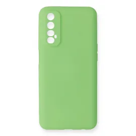 Newface Realme 7 Kılıf First Silikon - Yeşil