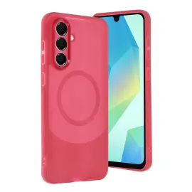 Newface Samsung A56 Kılıf Maya Karbon Kapak - Bordo