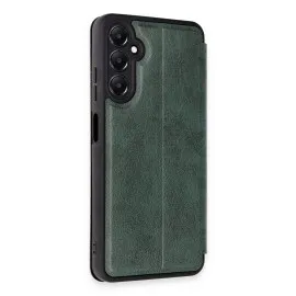 Newface Samsung Galaxy A05S Kılıf Flip Cover - Koyu Yeşil