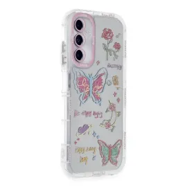 Newface Samsung Galaxy A05S Kılıf Reflexion Desenli Kapak - Desen 8