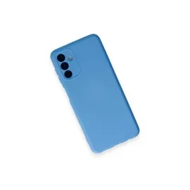 Newface Samsung Galaxy A14 4G Kılıf Nano Içi Kadife Silikon - Mavi