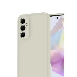 Newface Samsung Galaxy A17 5G Viera Silikon - Krem