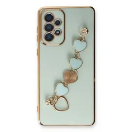 Newface Samsung Galaxy A33 5G Kılıf Esila Silikon - Su Yeşili