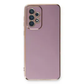 Newface Samsung Galaxy A53 5G Kılıf Volet Silikon - Mor