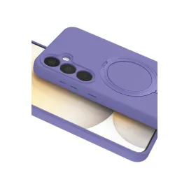 Newface Samsung Galaxy A55 5G Regal Magsafe Standlı Kapak - Lila