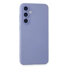 Newface Samsung Galaxy S24 Kılıf Nano Içi Kadife Silikon - Lila