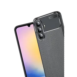 Newface Samsung Galaxy S25 Fe Auto Focus Karbon Kapak - Siyah