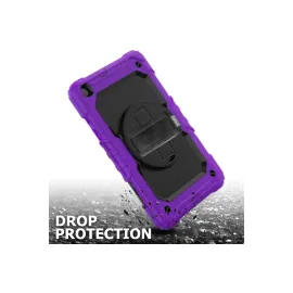 Newface Samsung Galaxy T290 Tab A 8 Kılıf Pars Tablet Kapak - Mor