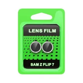 Newface Samsung Galaxy Z Flip 7 Raze Metal Kamera Lens - Gümüş