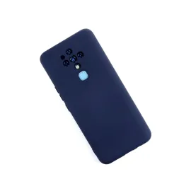 Newface Tecno Camon 16 Kılıf Nano Içi Kadife Silikon - Lacivert