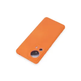 Newface Xiaomi Mi 13 Lite Kılıf Nano Içi Kadife Silikon - Turuncu