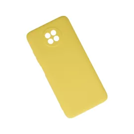 Newface Xiaomi Redmi Note 9 5G Kılıf Nano Içi Kadife Silikon - Sarı