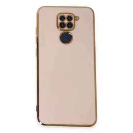 Newface Xiaomi Redmi Note 9 Kılıf Volet Silikon - Pembe