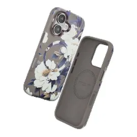 Onegif Iphone 16 Flower Series Magsafe Kapak - Gri