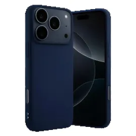 Newface Apple Iphone 17 Pro Max Nano Içi Kadife Silikon - Lacivert