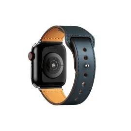 Newface Apple Watch 45Mm Kr415 Luaz Deri Kordon - Lacivert