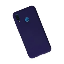 Newface Huawei P20 Lite Kılıf Nano Içi Kadife Silikon - Mor