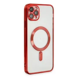 Newface Iphone 11 Pro Max Kılıf Kross Magneticsafe Kapak - Kırmızı