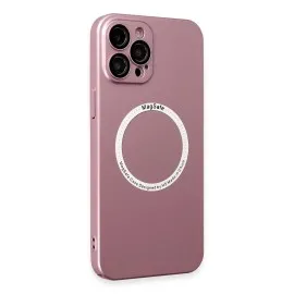 Newface Iphone 12 Pro Kılıf Jack Magneticsafe Lens Silikon - Rose Gold