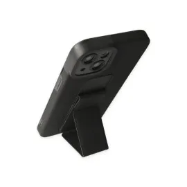 Newface Iphone 14 Plus Kılıf Mega Standlı Silikon - Siyah