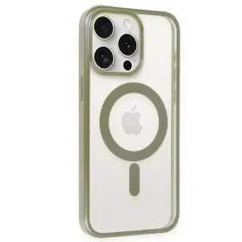 Newface Iphone 15 Pro Kılıf Erozi Magsafe Kapak - Gri