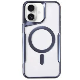Newface Iphone 16 Kılıf Boyi Magsafe Silikon Kapak - Lacivert
