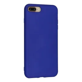 Newface Iphone 7 Plus Kılıf Nano Içi Kadife Silikon - Lacivert